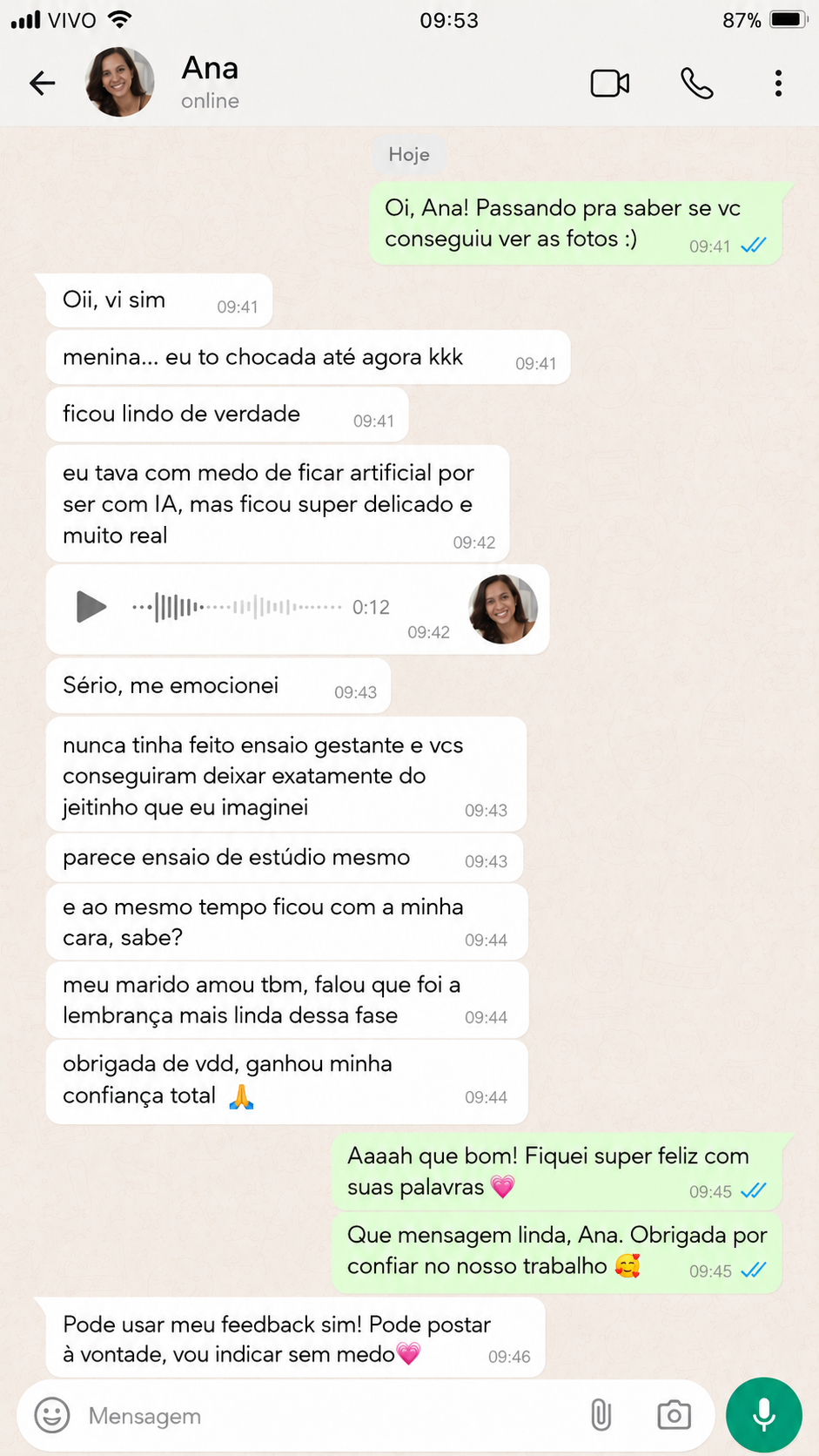 Depoimento de cliente 6